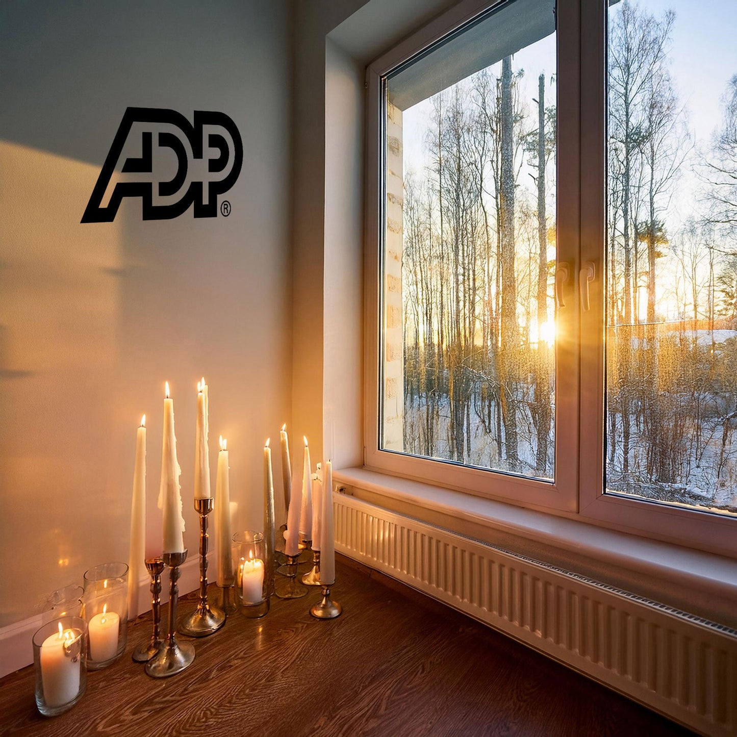 Laser Cut Metal Wall Decor, ADP Logo Design, Black Metal Wall Art, Business Brand Decor, Office Wall Accent, Modern Workplace Gift