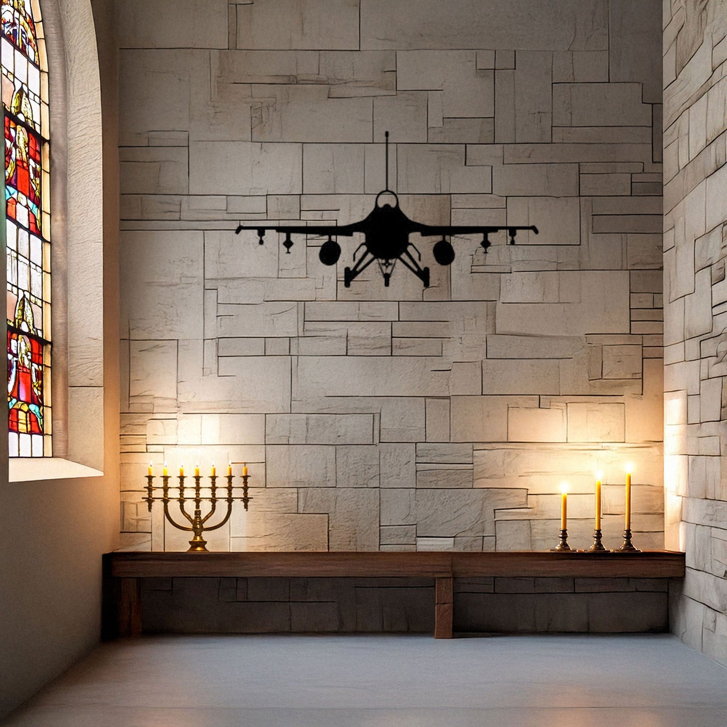 Laser Cut Metal Wall Decor, Fighter Jet Plane Design, Black Metal Wall Art, Aviation Decor Gift, Pilot Room Accent, Airplane Enthusiast Wall Art