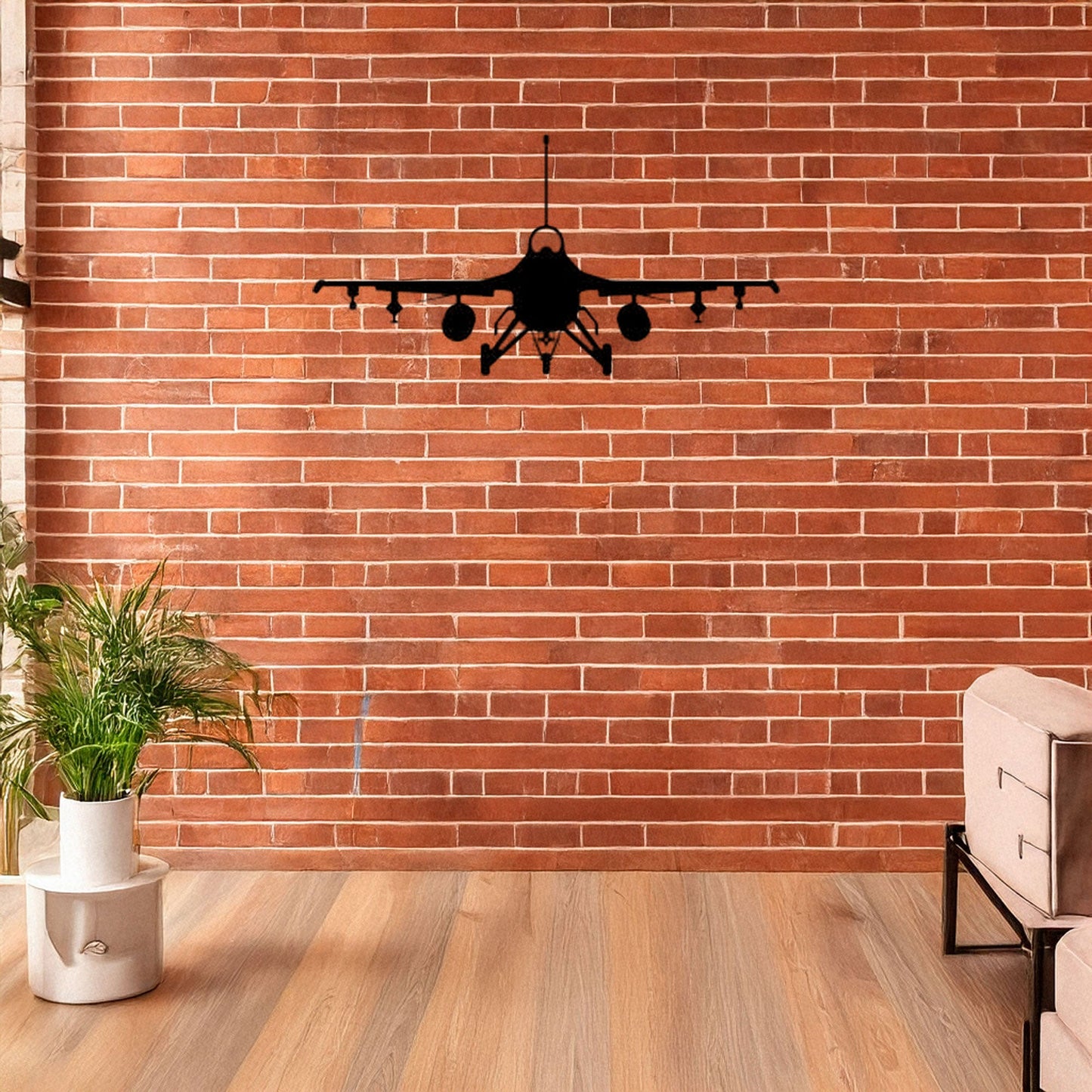 Laser Cut Metal Wall Decor, Fighter Jet Plane Design, Black Metal Wall Art, Aviation Decor Gift, Pilot Room Accent, Airplane Enthusiast Wall Art