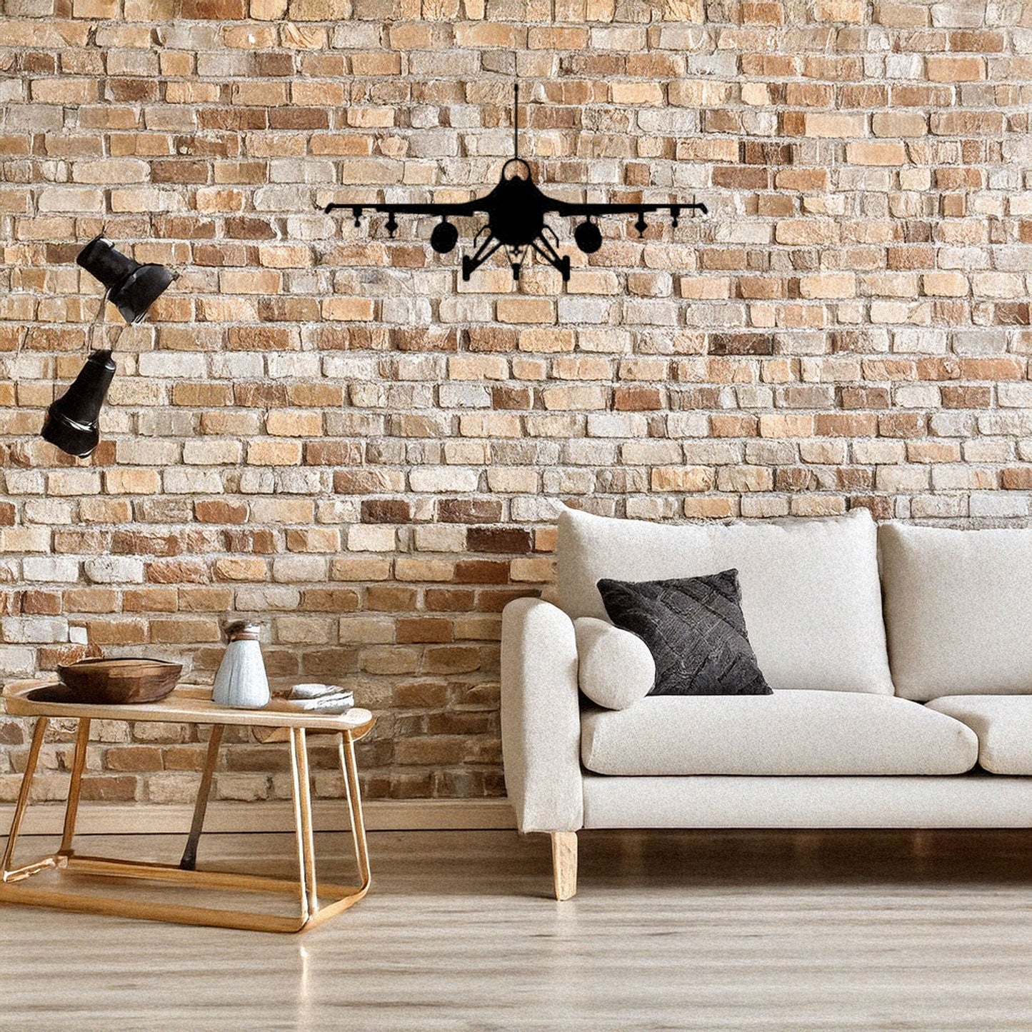 Laser Cut Metal Wall Decor, Fighter Jet Plane Design, Black Metal Wall Art, Aviation Decor Gift, Pilot Room Accent, Airplane Enthusiast Wall Art