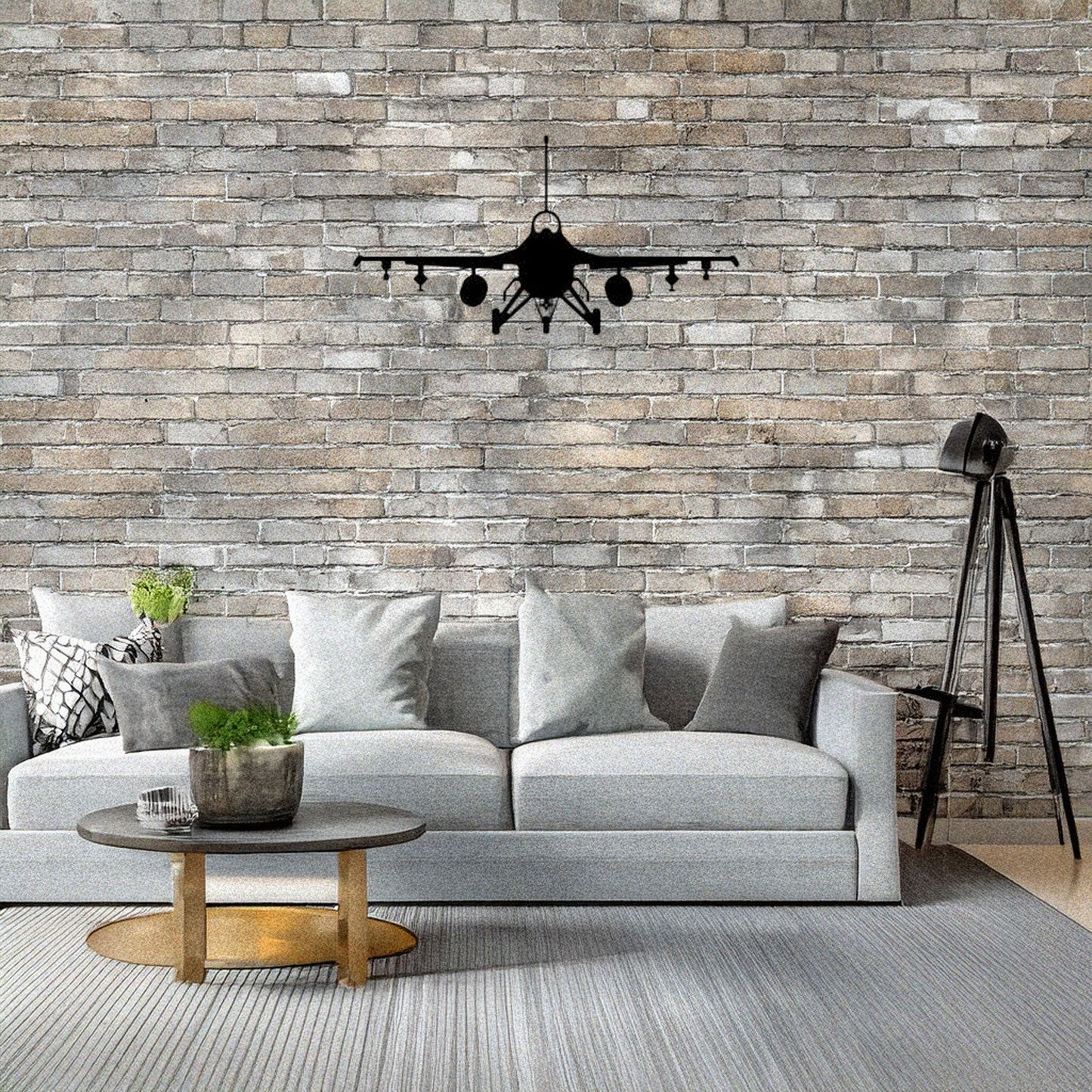 Laser Cut Metal Wall Decor, Fighter Jet Plane Design, Black Metal Wall Art, Aviation Decor Gift, Pilot Room Accent, Airplane Enthusiast Wall Art