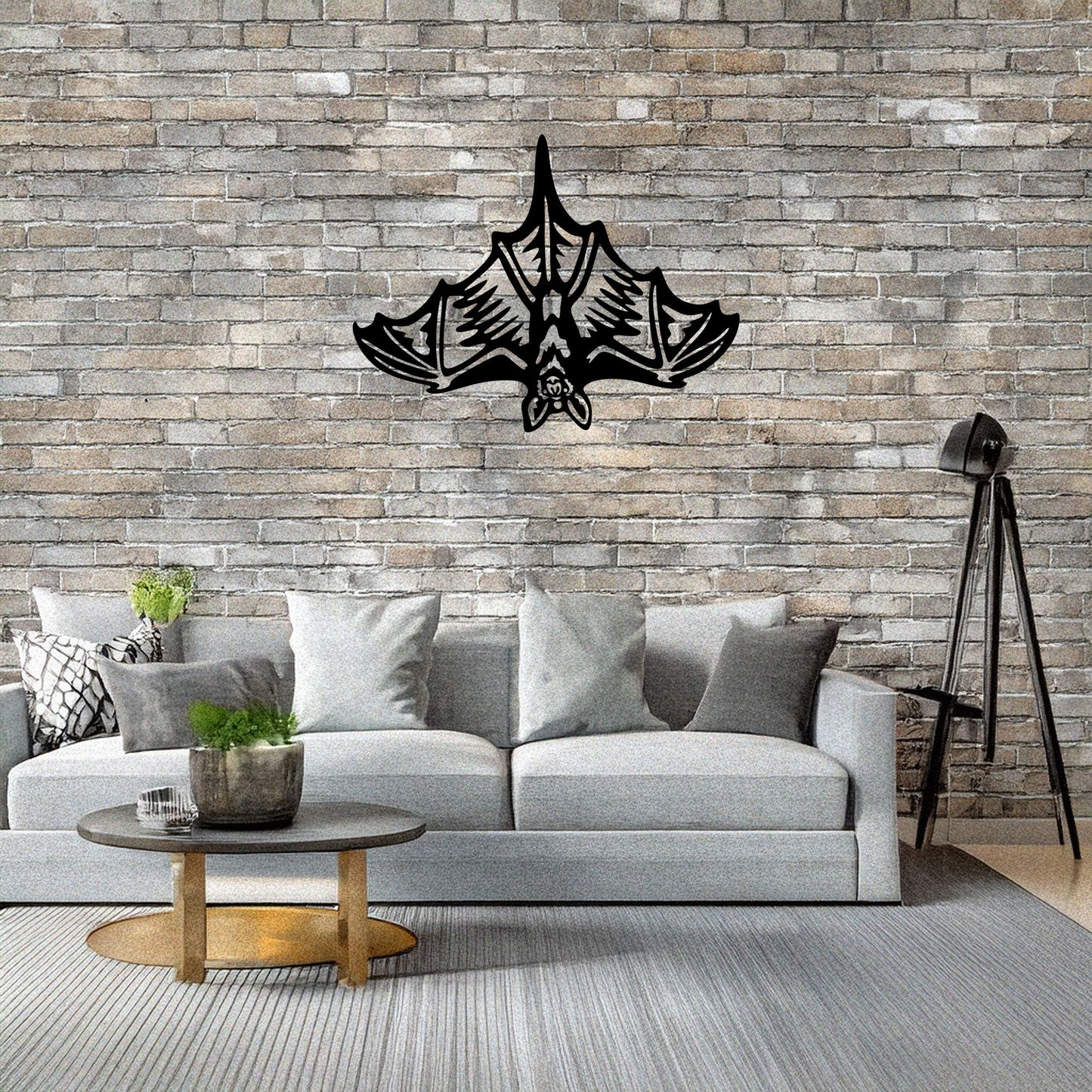 Laser Cut Metal Wall Decor, Bat Silhouette Design, Black Metal Wall Art, Gothic Home Accent, Halloween Wall Decor, Gift for Bat Lovers