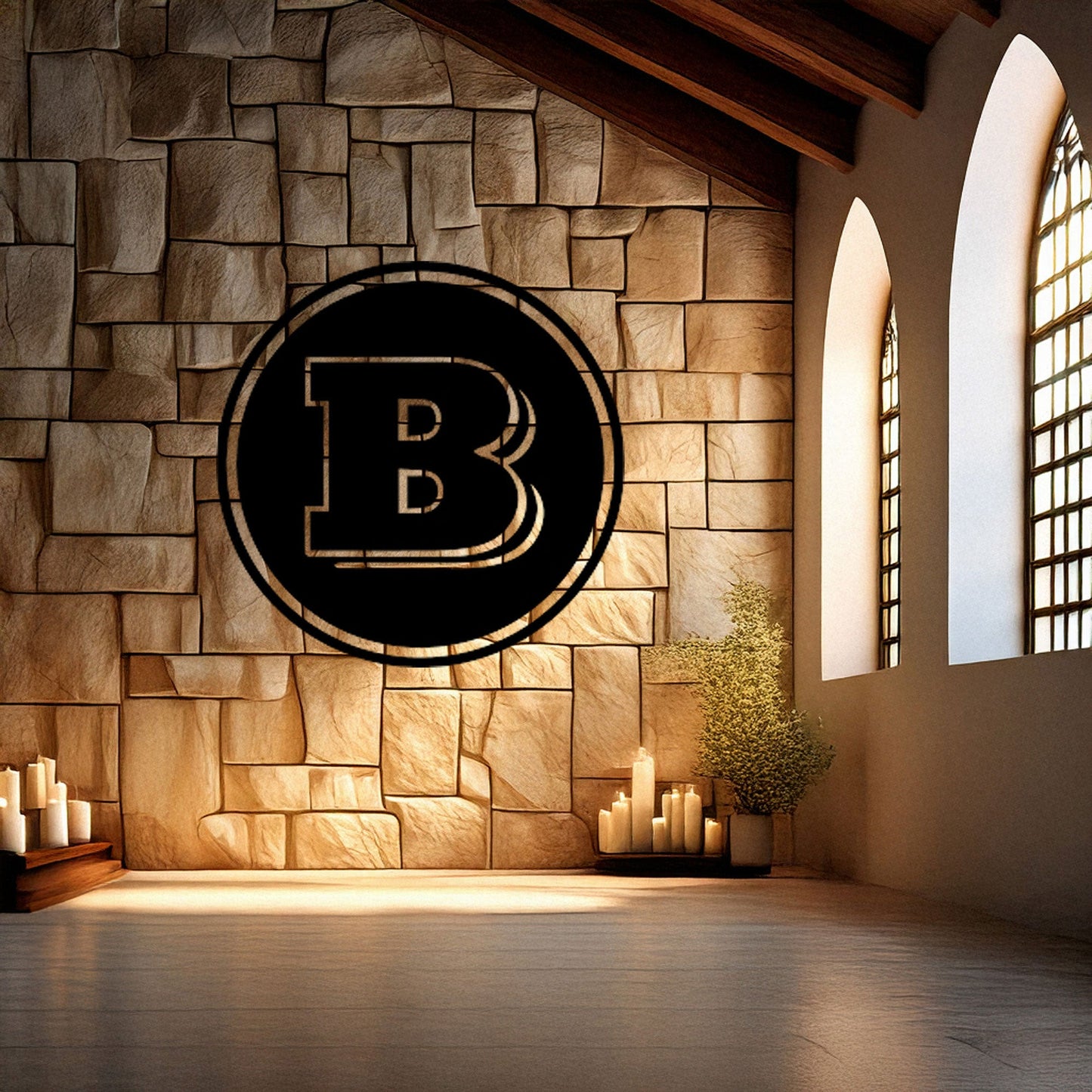 Brabus Logo Metal Wall Art - Laser Cut Black Metal Decor, Custom Car Enthusiast Gift, Luxury Auto Wall Sign, Available in 3 Sizes
