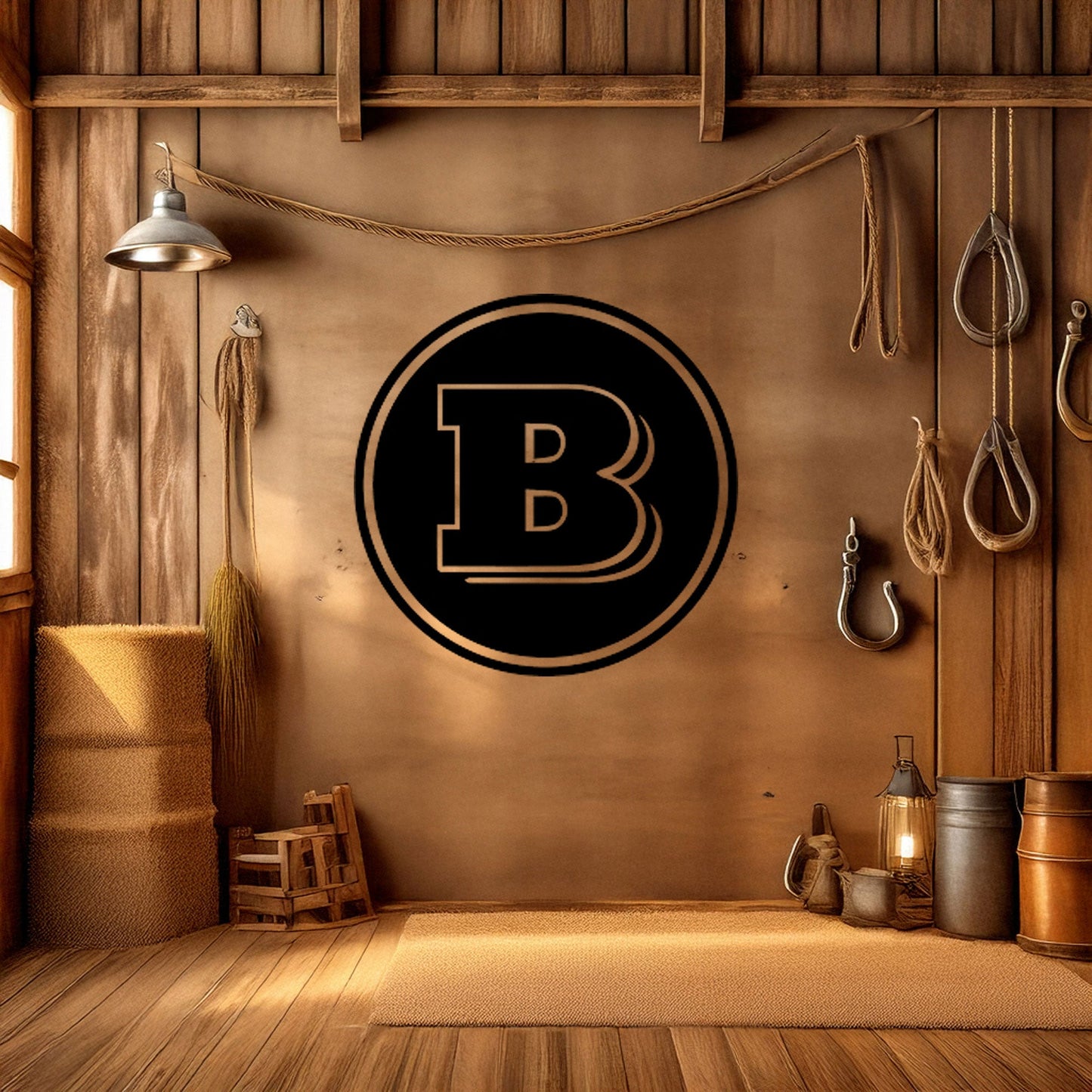 Brabus Logo Metal Wall Art - Laser Cut Black Metal Decor, Custom Car Enthusiast Gift, Luxury Auto Wall Sign, Available in 3 Sizes