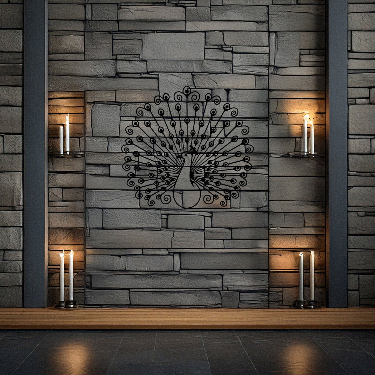 Black Metal Wall Decor Turkey Design - Laser Cut Art in 3 Sizes, Perfect for Modern Home or Thanksgiving Decor, Unique Holiday Gift Idea