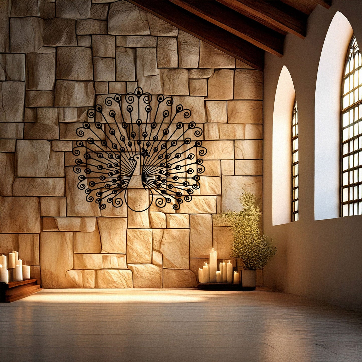 Black Metal Wall Decor Turkey Design - Laser Cut Art in 3 Sizes, Perfect for Modern Home or Thanksgiving Decor, Unique Holiday Gift Idea