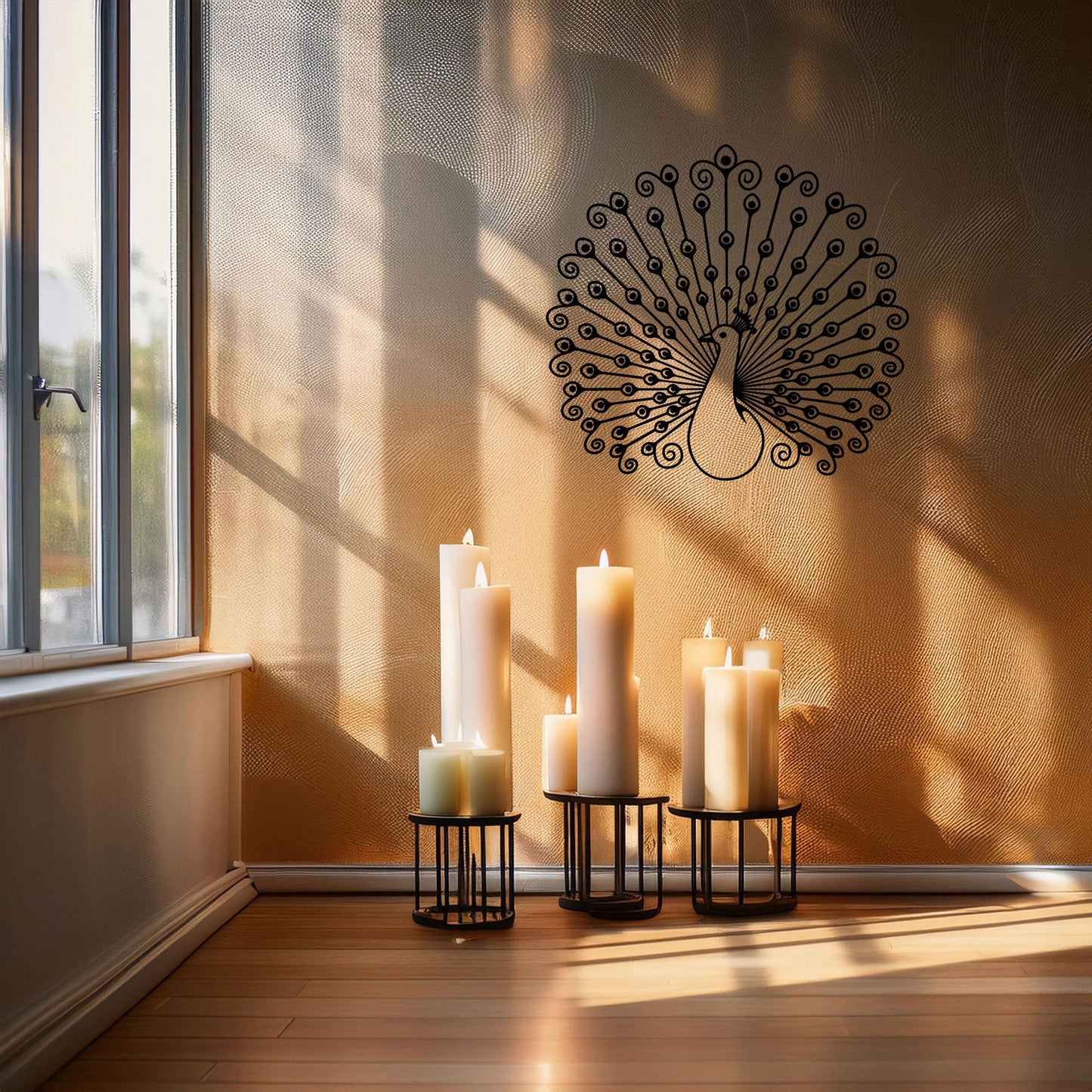 Black Metal Wall Decor Turkey Design - Laser Cut Art in 3 Sizes, Perfect for Modern Home or Thanksgiving Decor, Unique Holiday Gift Idea