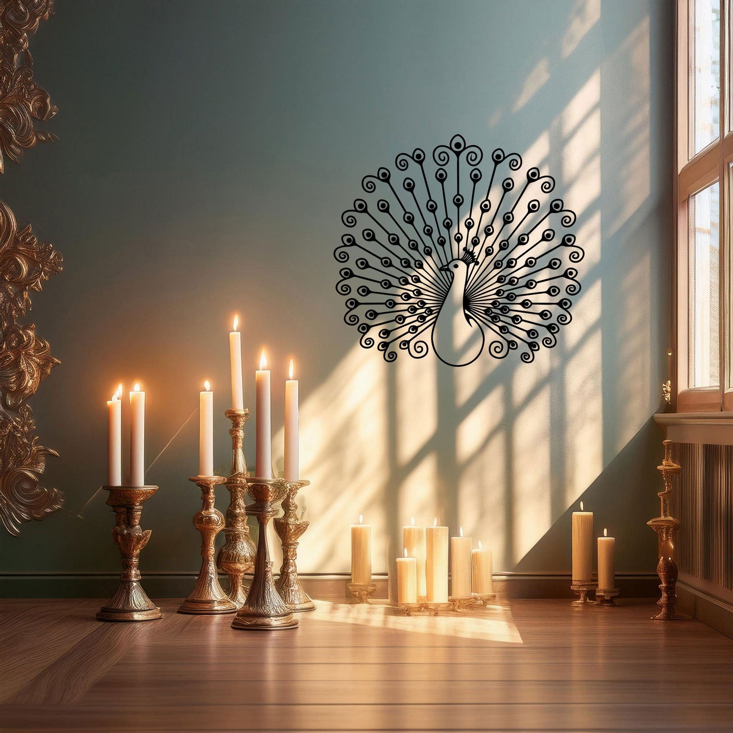 Black Metal Wall Decor Turkey Design - Laser Cut Art in 3 Sizes, Perfect for Modern Home or Thanksgiving Decor, Unique Holiday Gift Idea