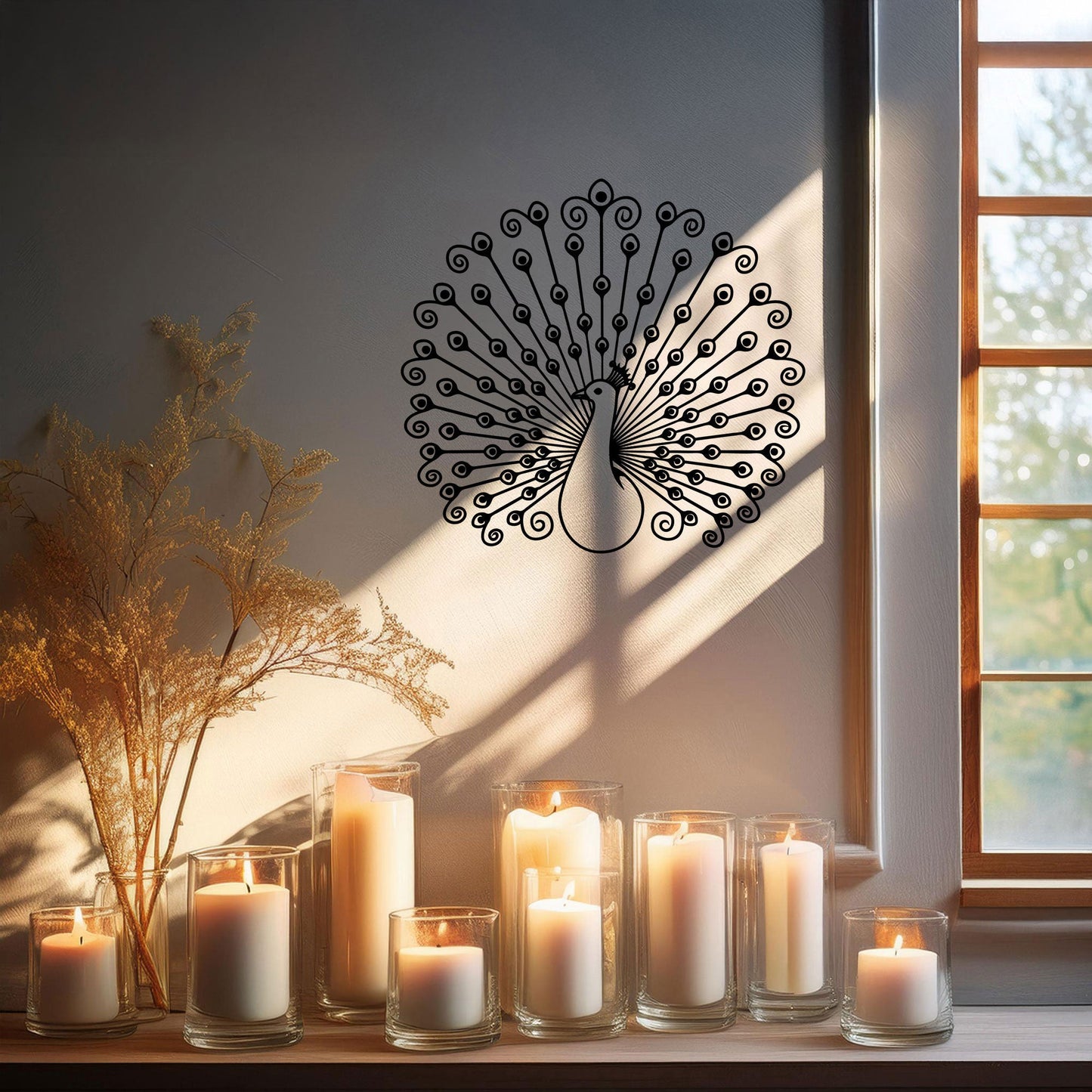 Black Metal Wall Decor Turkey Design - Laser Cut Art in 3 Sizes, Perfect for Modern Home or Thanksgiving Decor, Unique Holiday Gift Idea