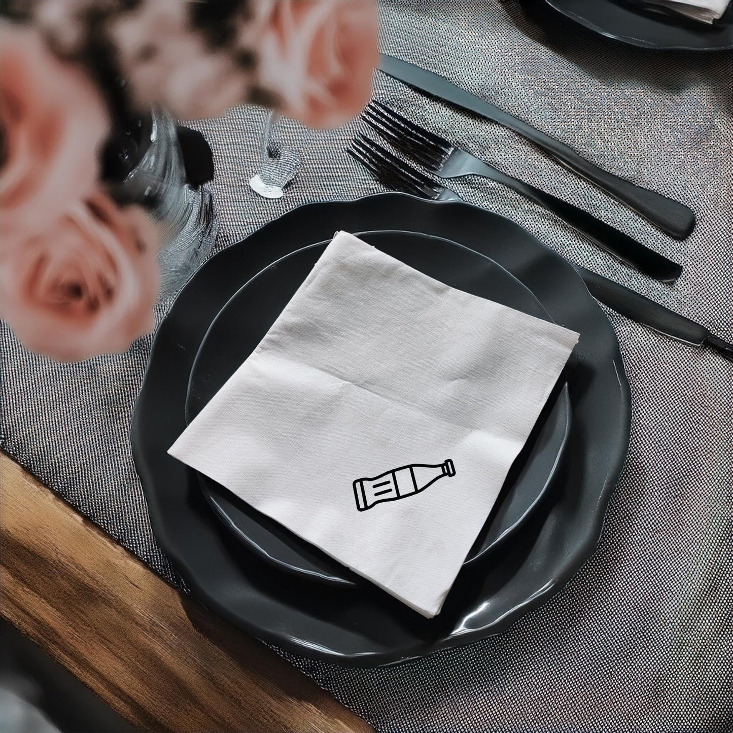 Personalized Coke Paper Napkins 15x15 Inch | Refreshing Custom Party Decor | 30 Unique Soda-Themed Designs