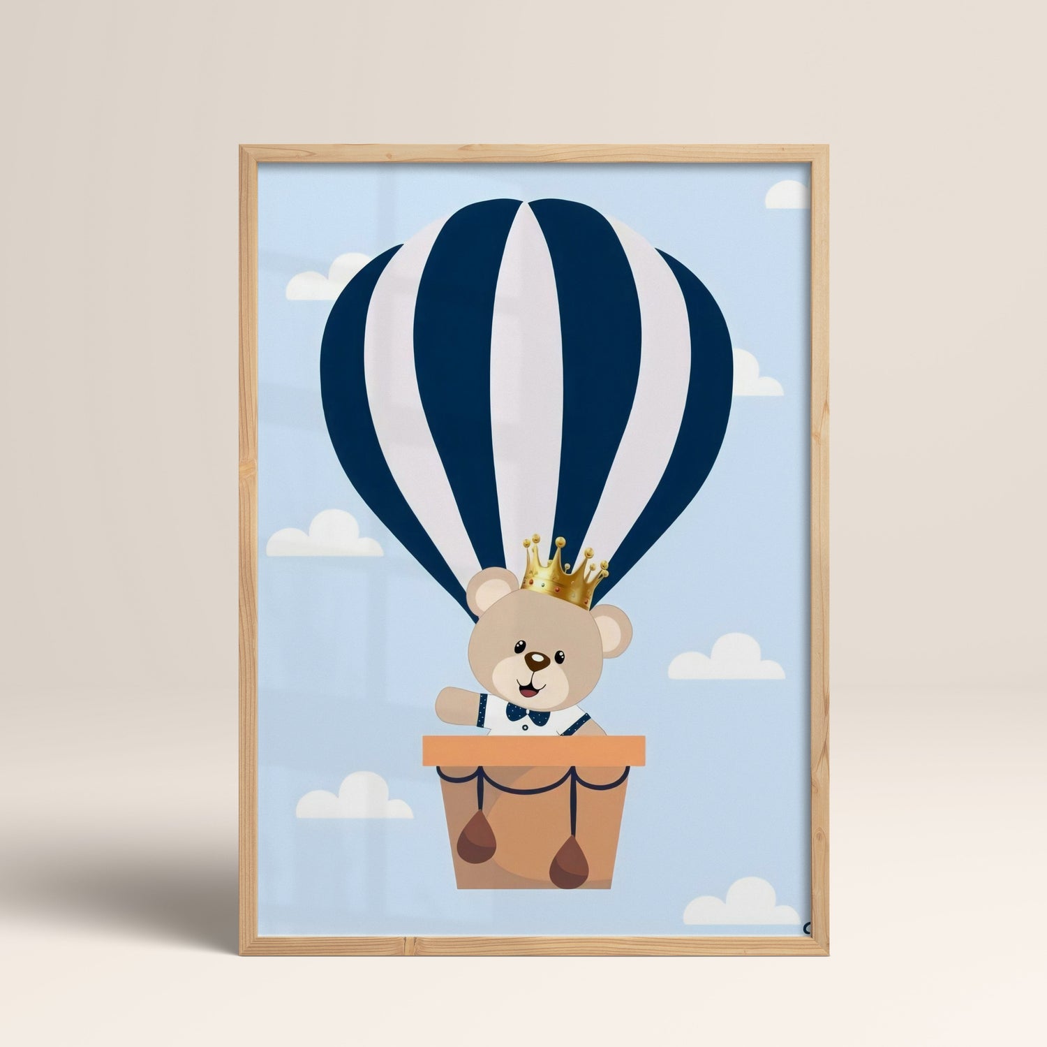 Children's Room Wall Art – Canvas, Glass, and Wooden Frame Options