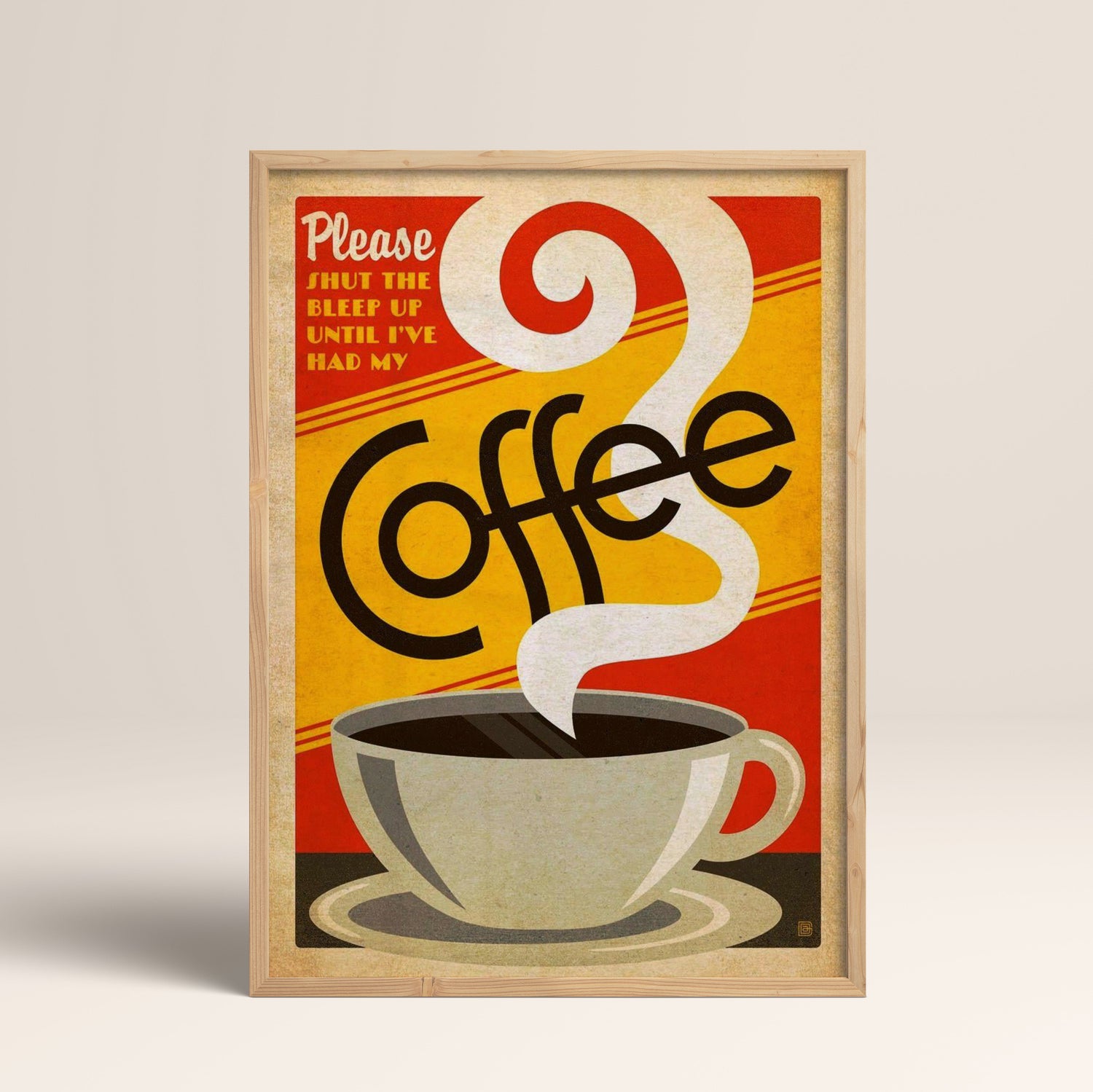 Coffee and Kitchen Wall Art – Canvas, Glass, and Wooden Frame Options