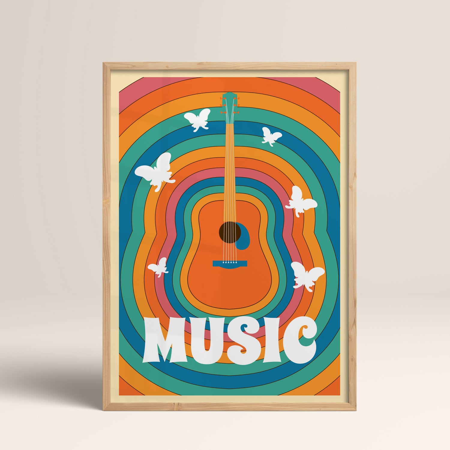 Music and Band Wall Art – Canvas, Glass, and Wooden Frame Options