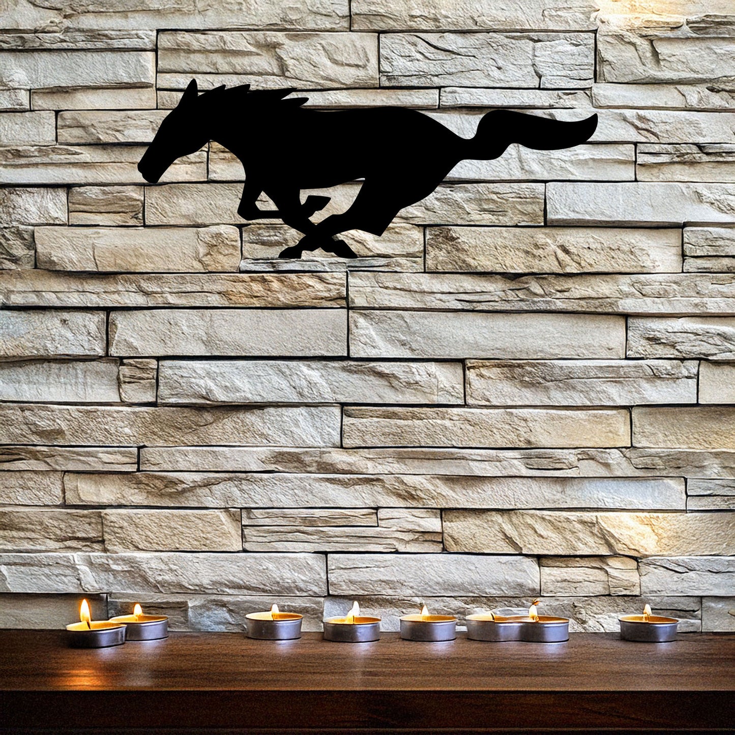 Laser Cut Metal Wall Decor, Black Horse Design, Modern Equestrian Wall Art, Animal Lover Gift, Farmhouse Rustic Decor, Living Room Accent