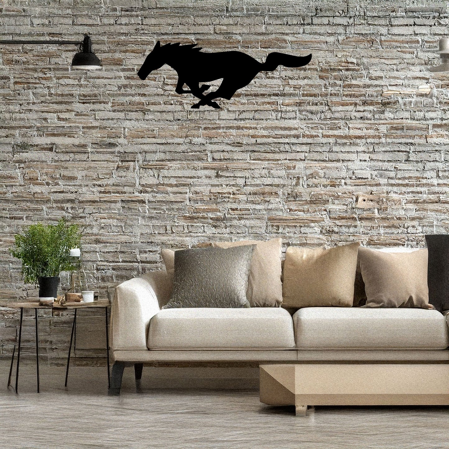 Laser Cut Metal Wall Decor, Black Horse Design, Modern Equestrian Wall Art, Animal Lover Gift, Farmhouse Rustic Decor, Living Room Accent