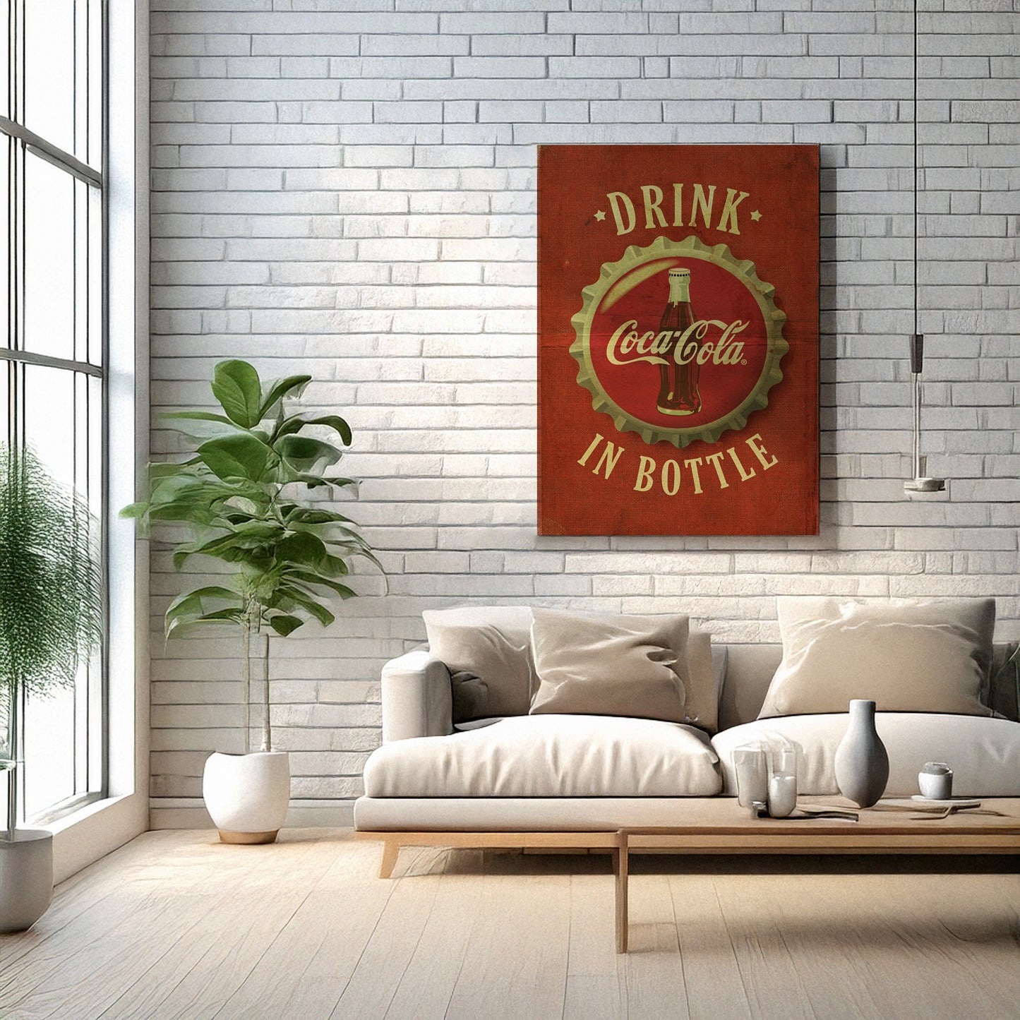 Drinks Wall Art Print – Modern Bar Decor, High-Resolution Canvas or Framed Print, Minimalist Beverage Art, 3 Size Options, Model PGSW10005503