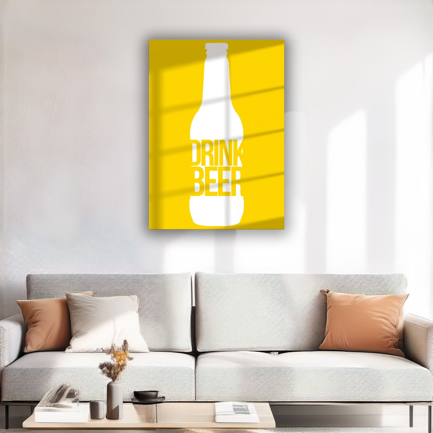 Drinks Wall Art Print – Modern Bar Decor, High-Resolution Canvas or Framed Print, Minimalist Beverage Art, 3 Size Options, Model PGSW10005511