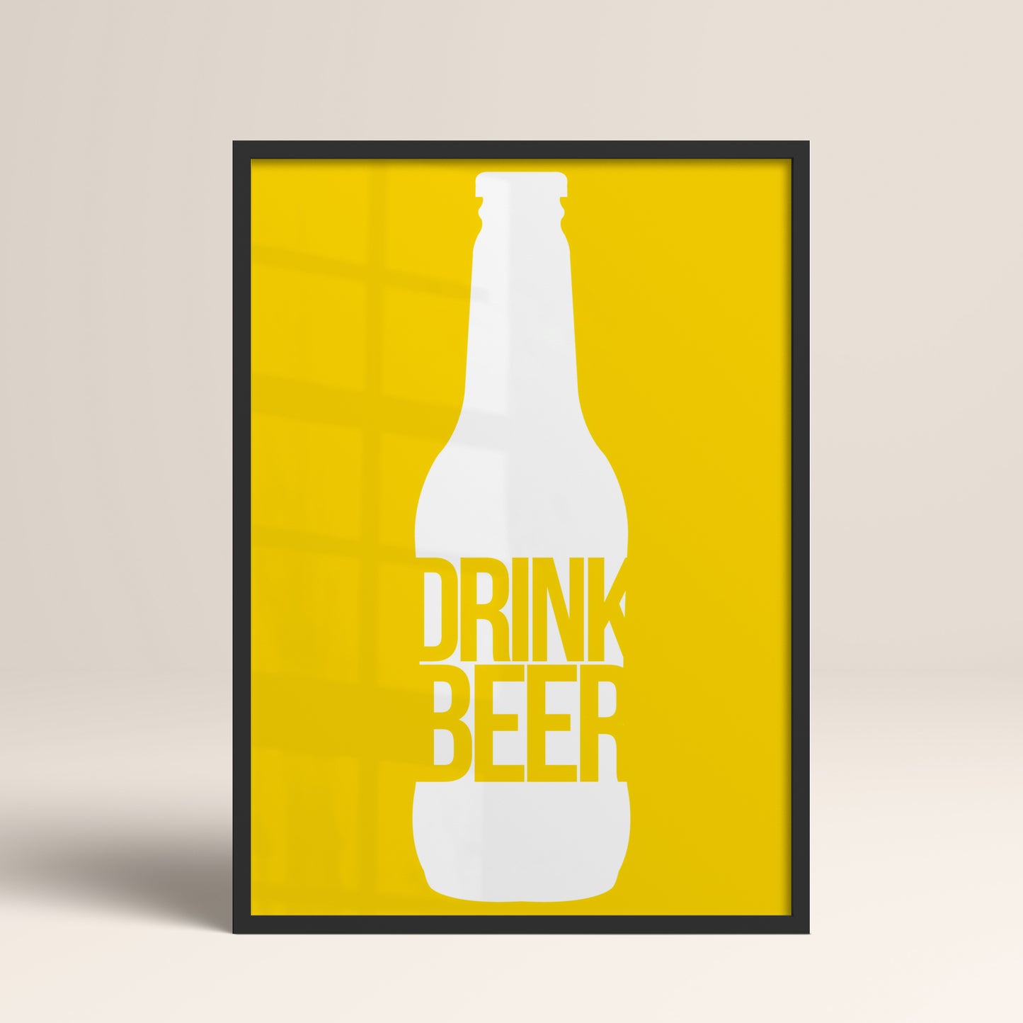 Drinks Wall Art Print – Modern Bar Decor, High-Resolution Canvas or Framed Print, Minimalist Beverage Art, 3 Size Options, Model PGSW10005511