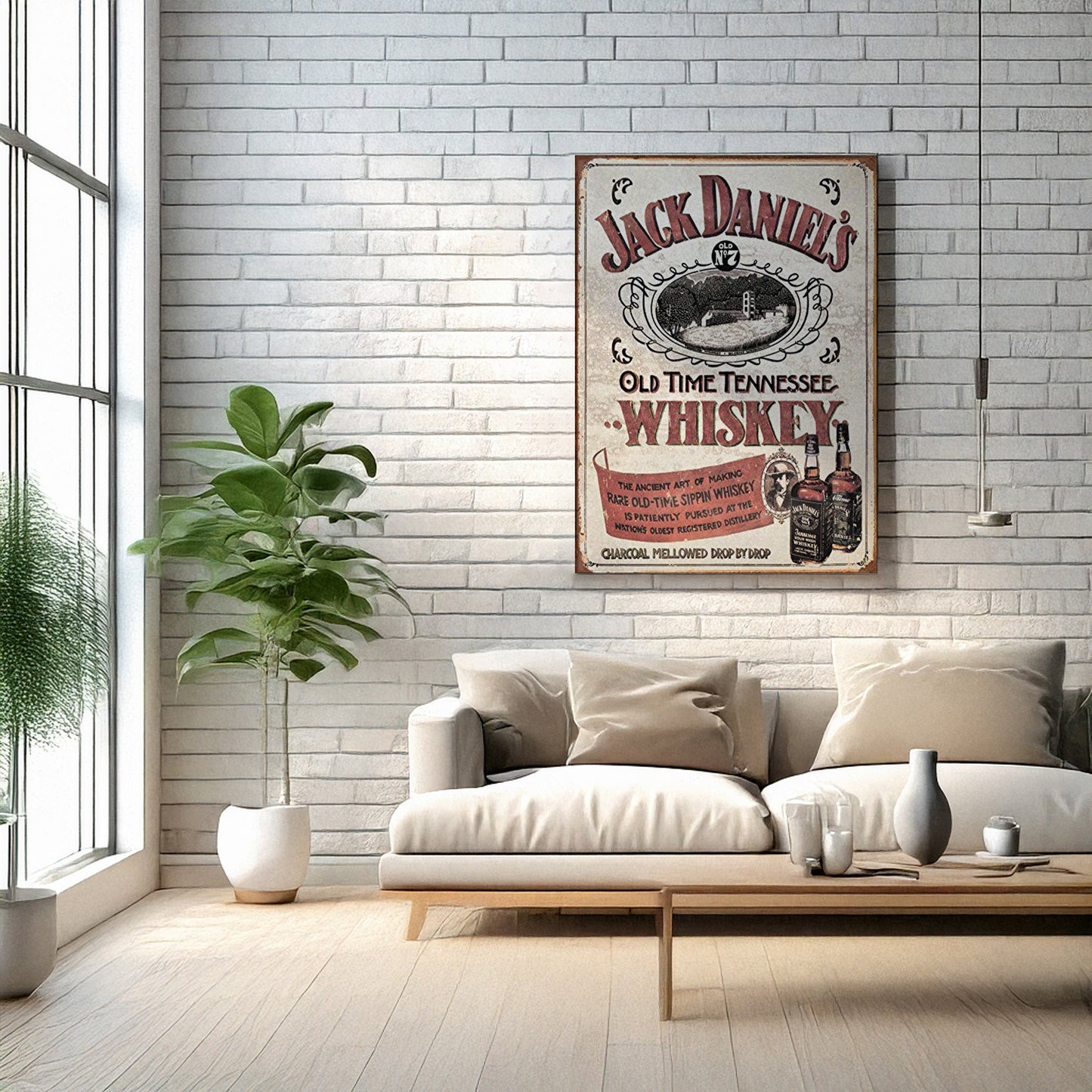 Drinks Wall Art Print – Modern Bar Decor, High-Resolution Canvas or Framed Print, Minimalist Beverage Art, 3 Size Options, Model PGSW10005517