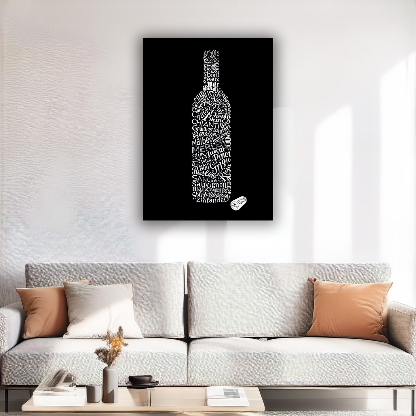 Drinks Wall Art Print – Modern Bar Decor, High-Resolution Canvas or Framed Print, Minimalist Beverage Art, 3 Size Options, Model PGSW10005522