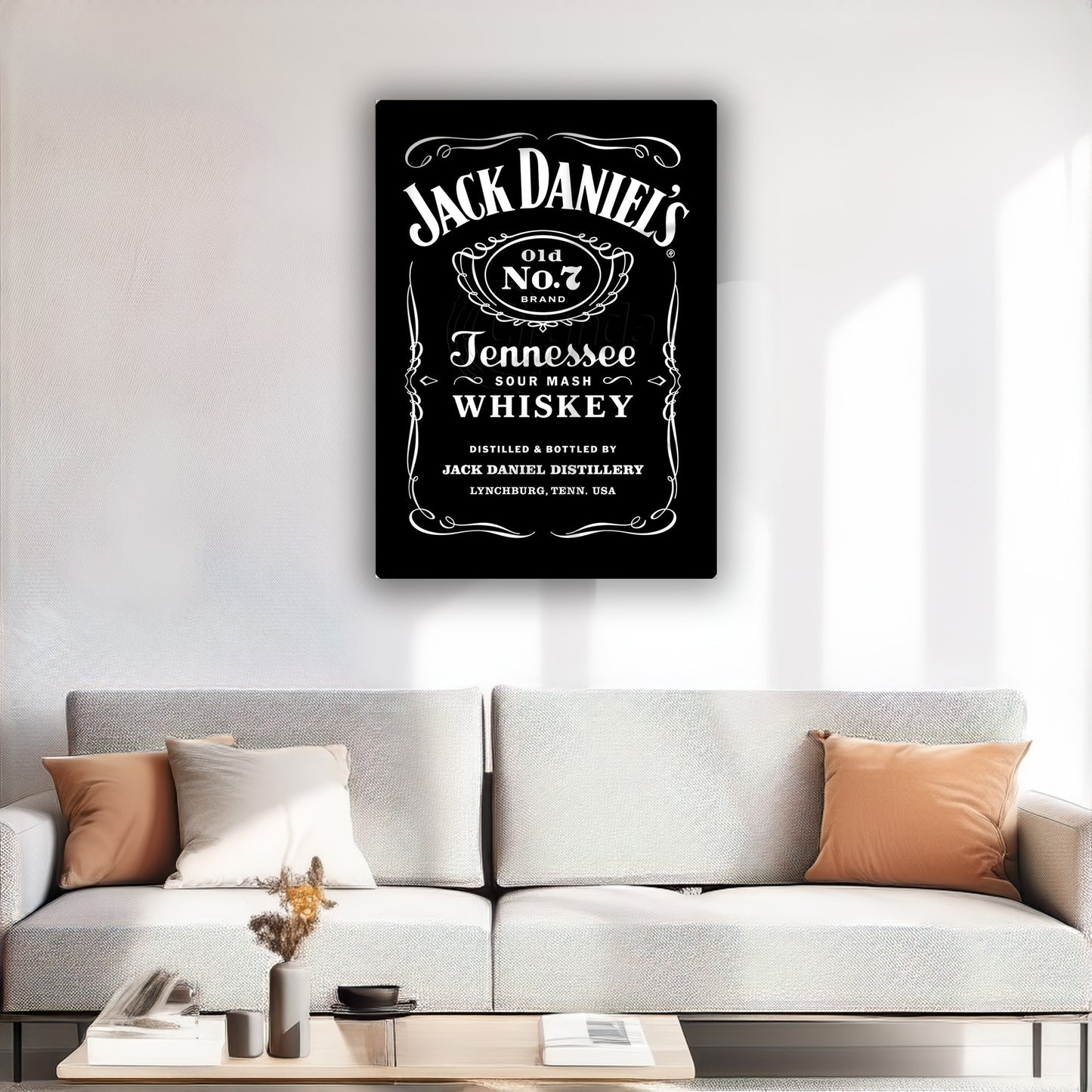 Drinks Wall Art Print – Modern Bar Decor, High-Resolution Canvas or Framed Print, Minimalist Beverage Art, 3 Size Options, Model PGSW10005533