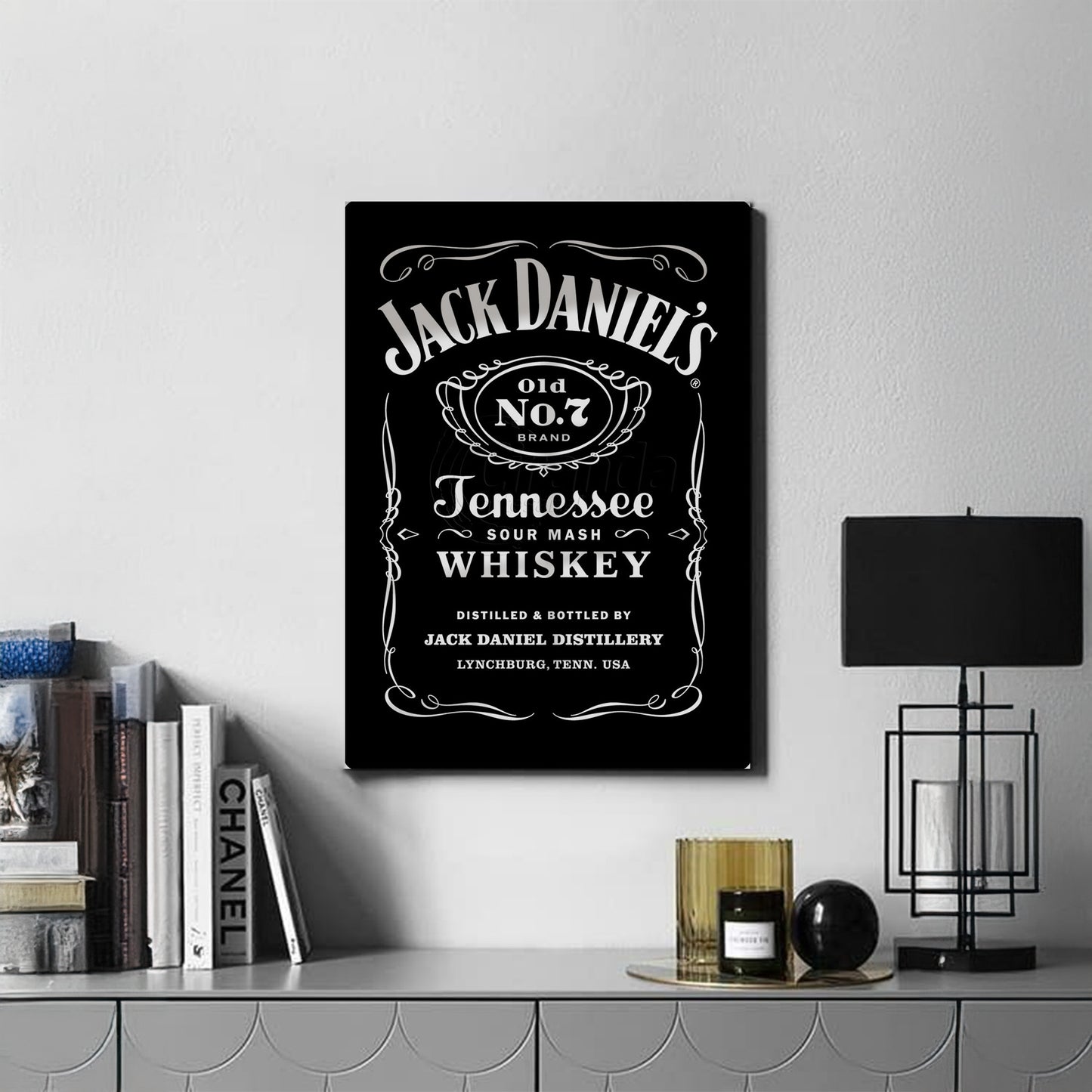 Drinks Wall Art Print – Modern Bar Decor, High-Resolution Canvas or Framed Print, Minimalist Beverage Art, 3 Size Options, Model PGSW10005533