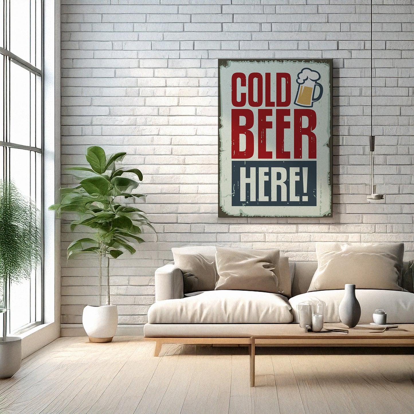 Drinks Wall Art Print – Modern Bar Decor, High-Resolution Canvas or Framed Print, Minimalist Beverage Art, 3 Size Options, Model PGSW10005536