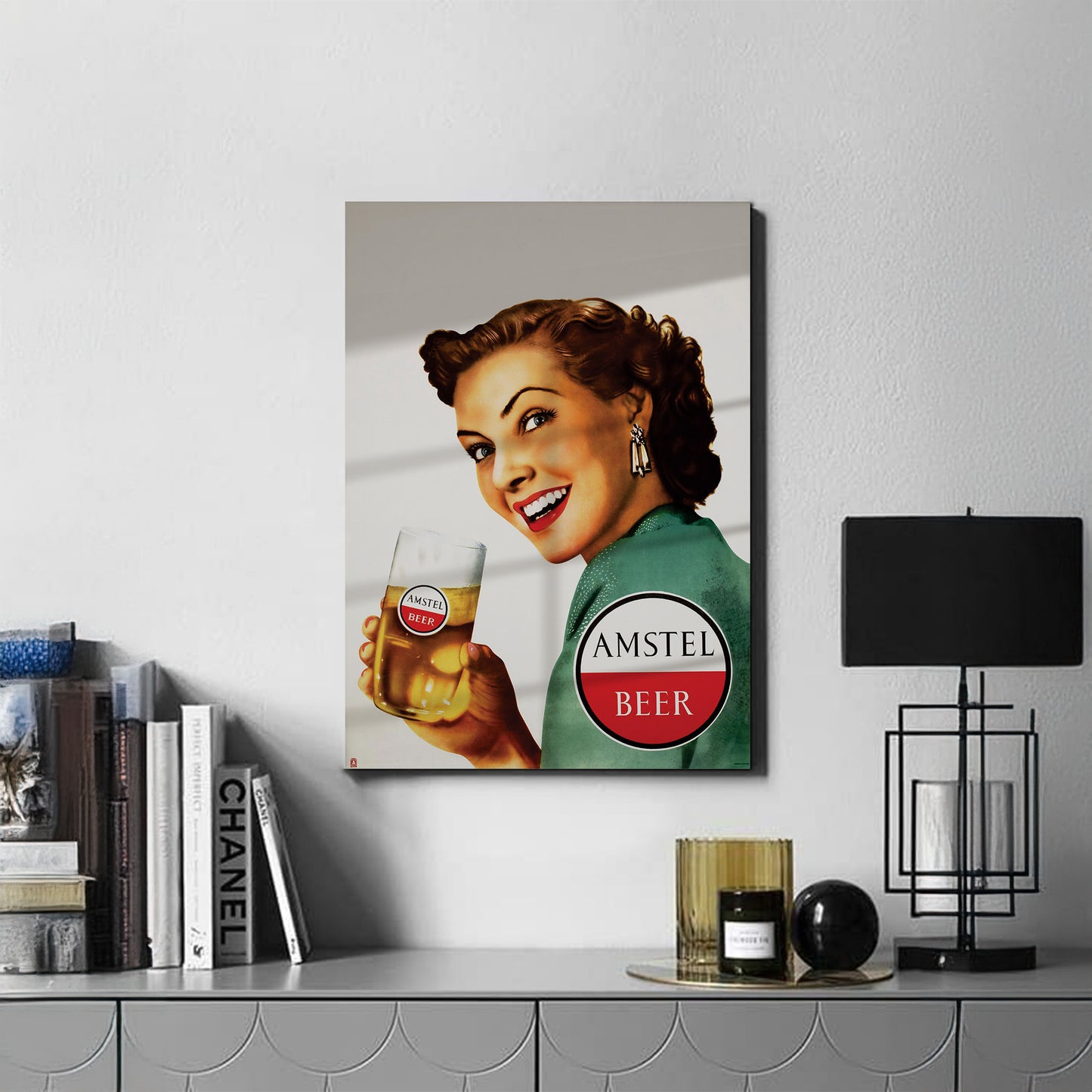 Drinks Wall Art Print – Modern Bar Decor, High-Resolution Canvas or Framed Print, Minimalist Beverage Art, 3 Size Options, Model PGSW10005540