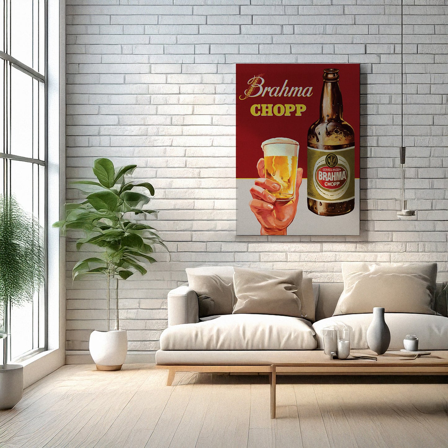 Drinks Wall Art Print – Modern Bar Decor, High-Resolution Canvas or Framed Print, Minimalist Beverage Art, 3 Size Options, Model PGSW10005561