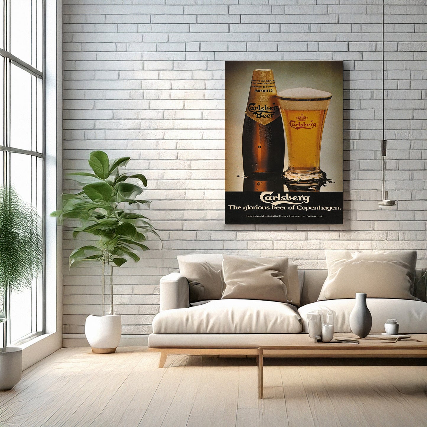 Drinks Wall Art Print – Modern Bar Decor, High-Resolution Canvas or Framed Print, Minimalist Beverage Art, 3 Size Options, Model PGSW10005563