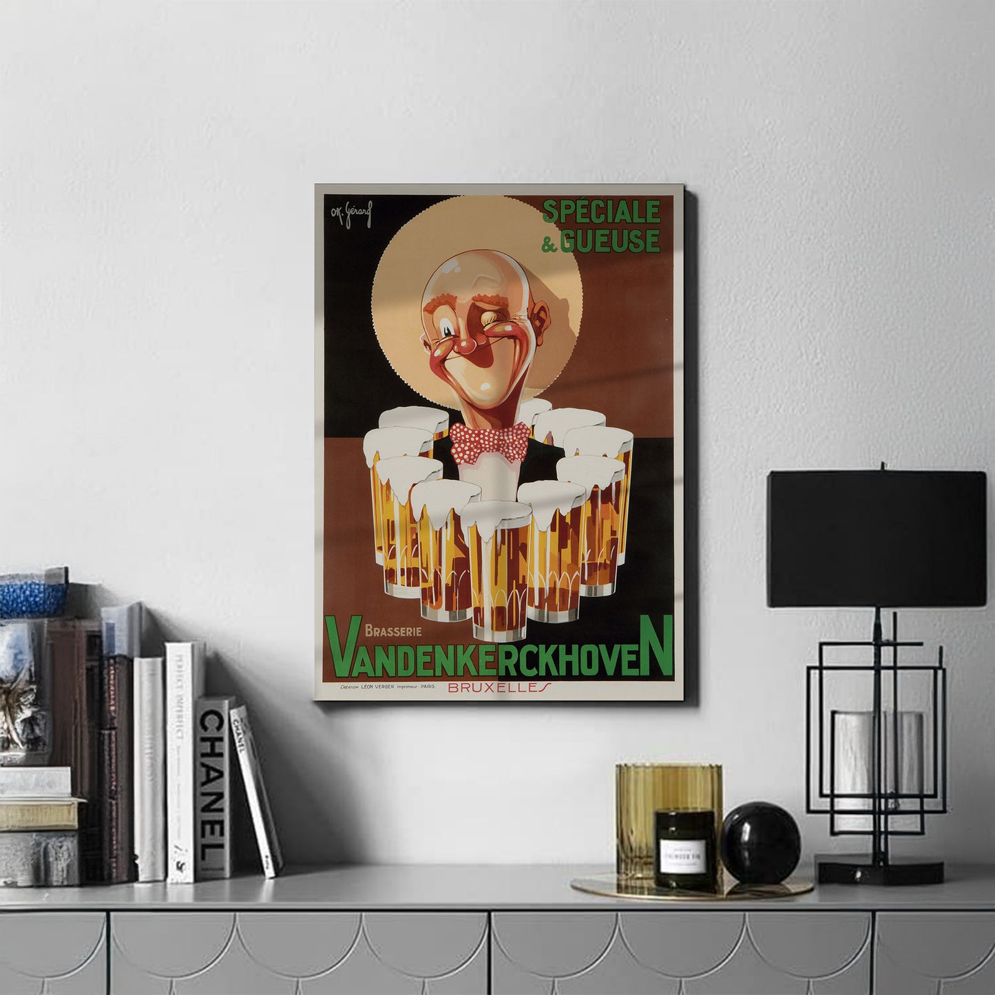 Drinks Wall Art Print – Modern Bar Decor, High-Resolution Canvas or Framed Print, Minimalist Beverage Art, 3 Size Options, Model PGSW10005633