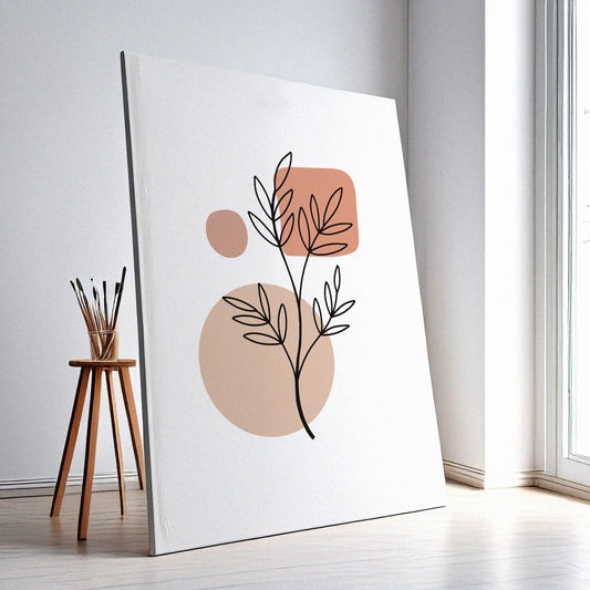 Flower Wall Art Print – Elegant Floral Decor, High-Resolution Canvas or Framed Print, Minimalist Modern Wall Art, 3 Size Options, Model PGSW10005933