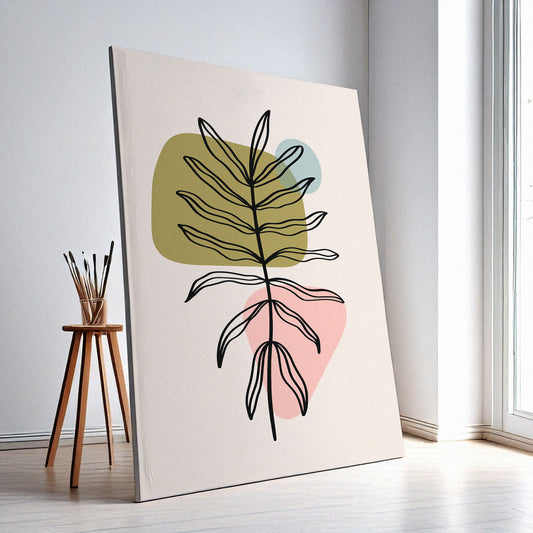 Flower Wall Art Print – Elegant Floral Decor, High-Resolution Canvas or Framed Print, Minimalist Modern Wall Art, 3 Size Options, Model PGSW10005969