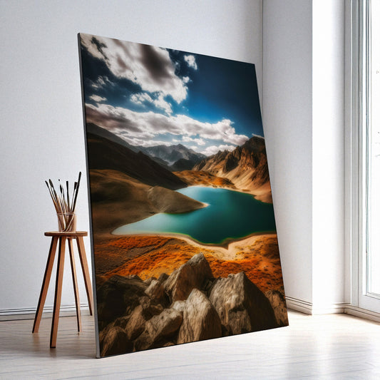 Nature Wall Art Print – Serene Landscape Decor, High-Resolution Canvas or Framed Print, Minimalist Home or Office Art, 3 Size Options, Model PGSW10008604