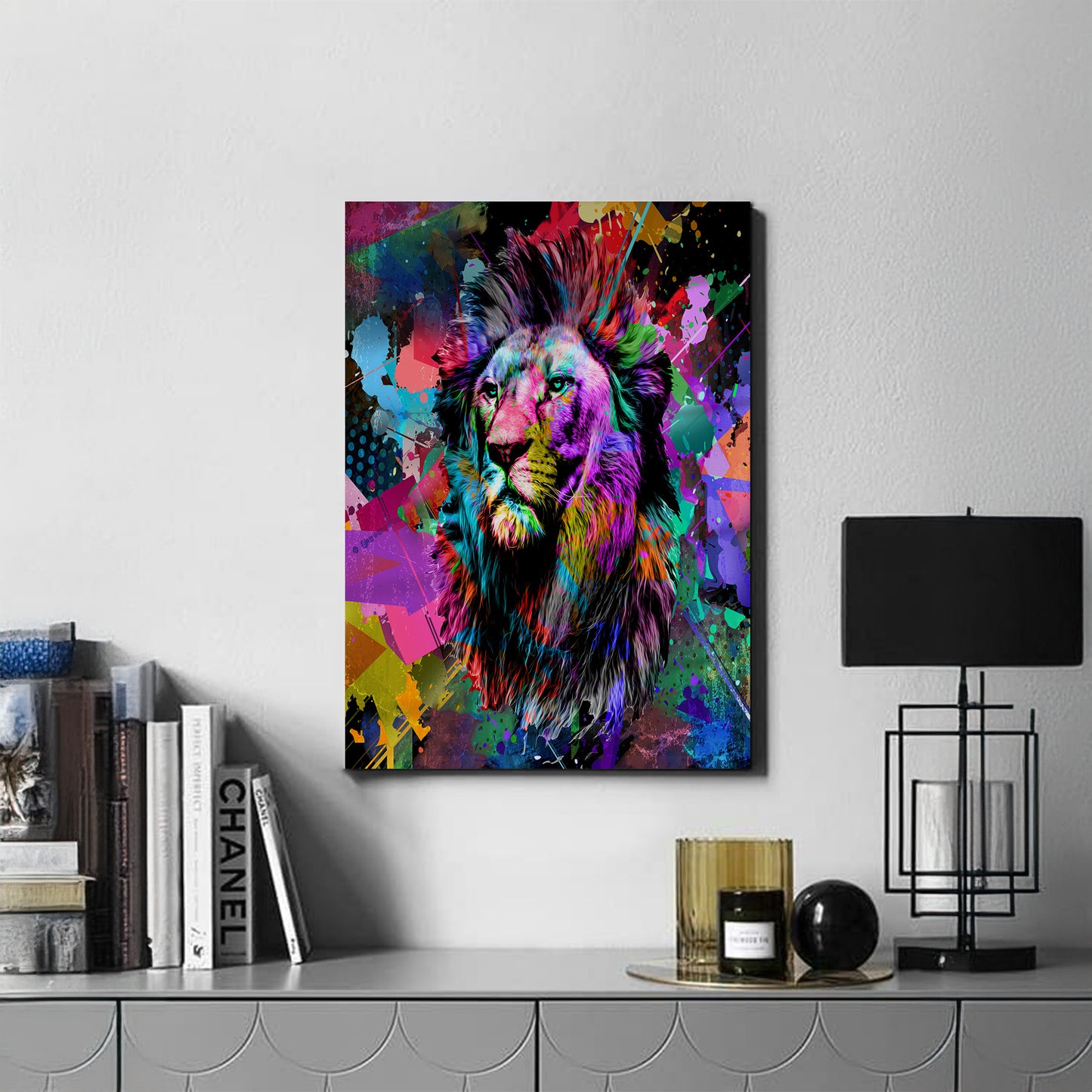 Street Art Wall Art Print – Bold Urban Decor, High-Resolution Canvas or Framed Print, Modern Minimalist Home Art, 3 Sizes, Model PGSW10008906