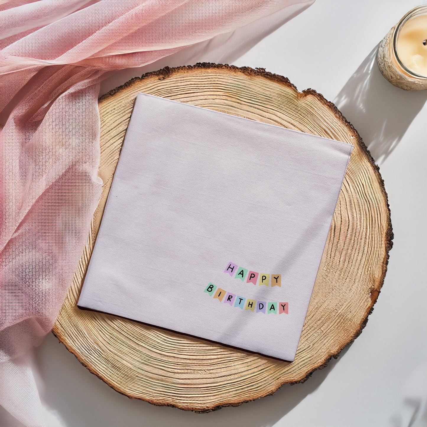 Personalized Baby Shower & Newborn Napkins | 15x15 Inch Custom Napkins for Baby Showers | Adorable Designs in 30 Styles