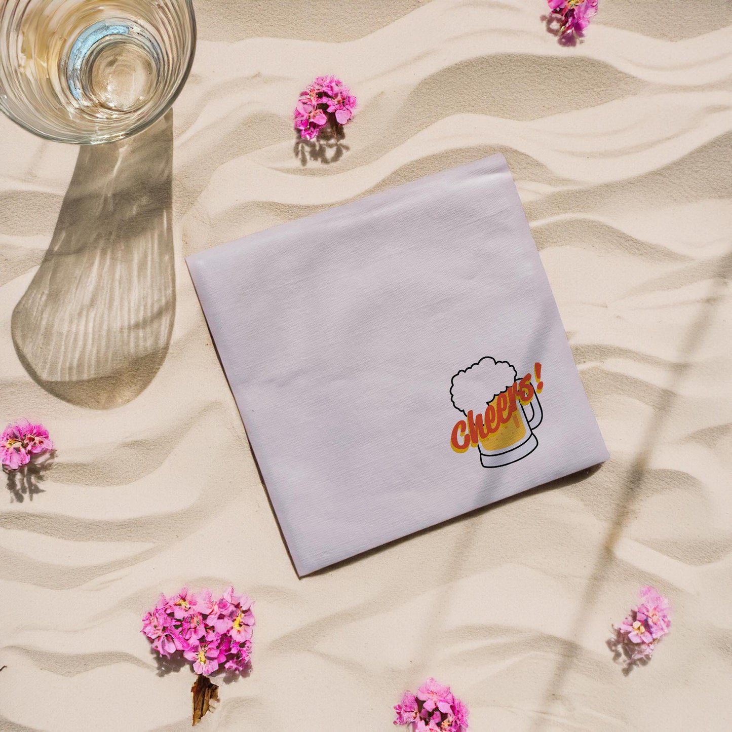 Personalized Alcohol & Weed Printed Napkins - Fun 15x15 Inch Party Napkins, 30 Unique Designs for Celebrations & Events