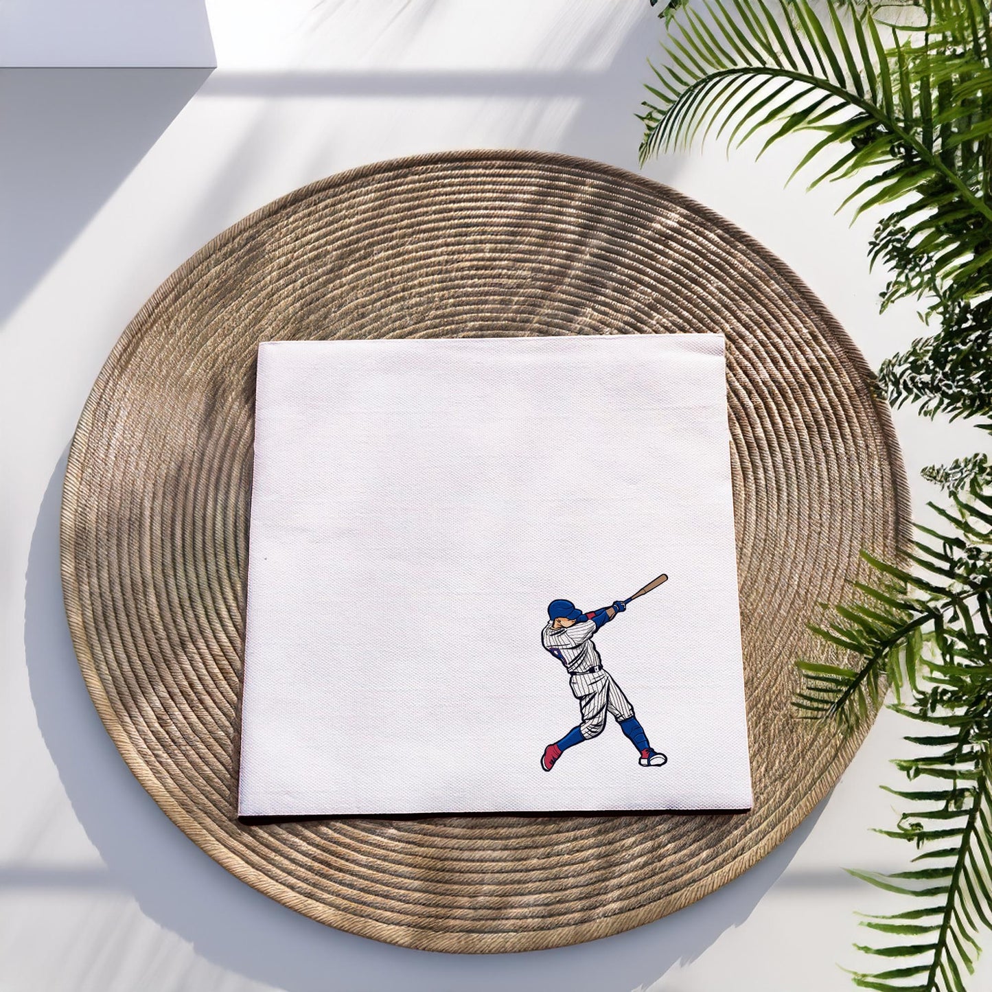 Personalized Baseball Printed Paper Napkins 15x15 Inch | Custom Sports Party Napkins | 30 Baseball Designs | Event and Party Decor