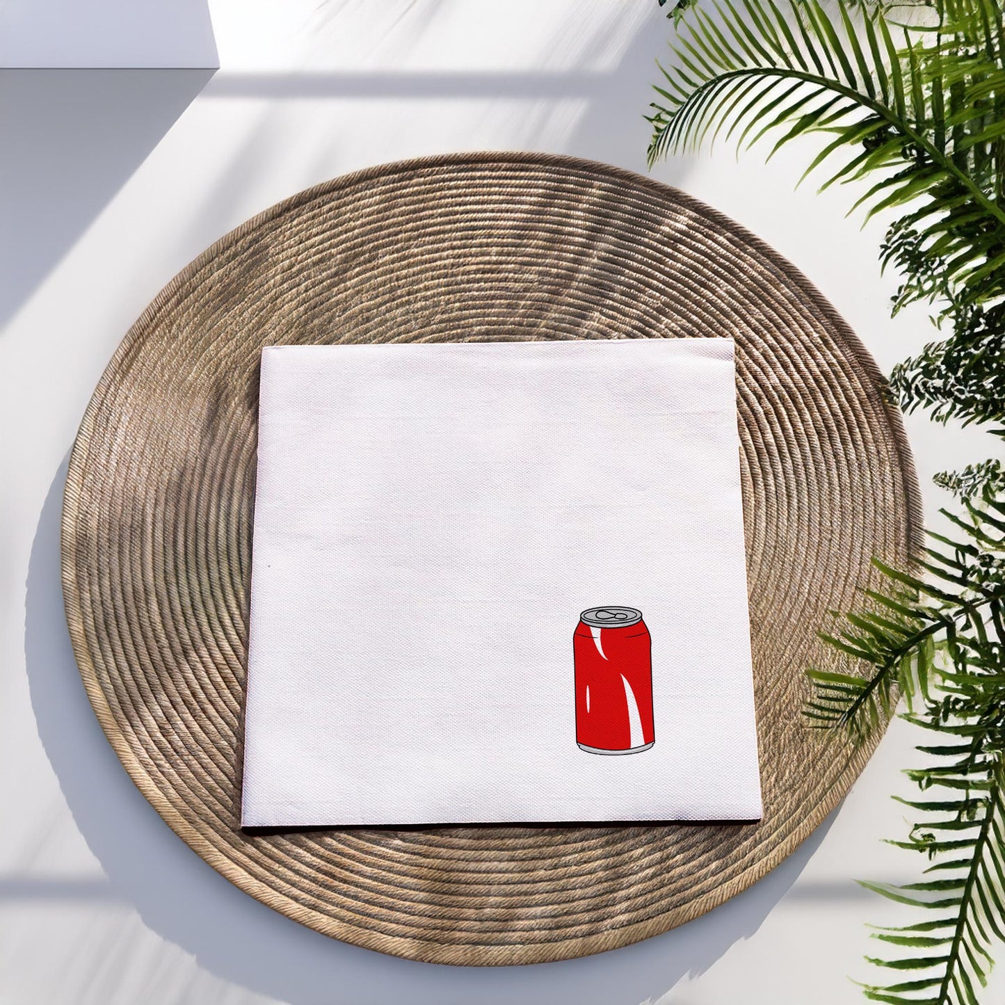 Personalized Coke Paper Napkins 15x15 Inch | Refreshing Custom Party Decor | 30 Unique Soda-Themed Designs